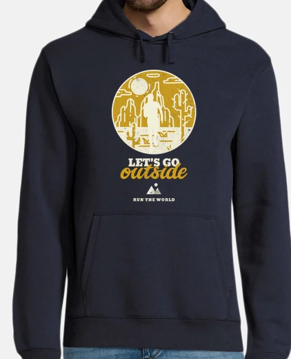 Sudadera corre el mundo - hombre corriendo