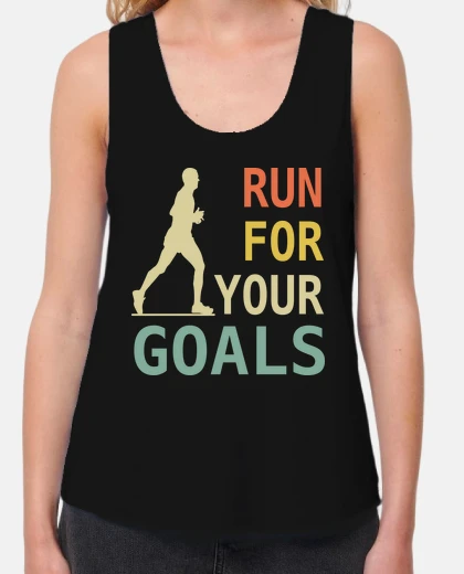 Camiseta corre por tus metas hombre corredor