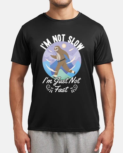 Camiseta corredor perezoso lento