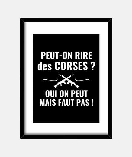 Cadre Corse humour