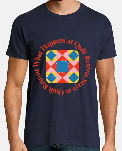 T-shirt cosa succede nel quilt retr eat
