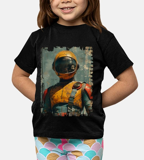 Ropa Cosmic Rust Astronaut Manga Corta Niños