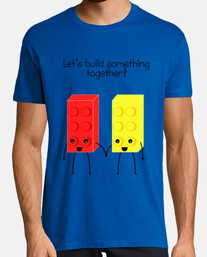 T-shirt costruire qualcosa insieme