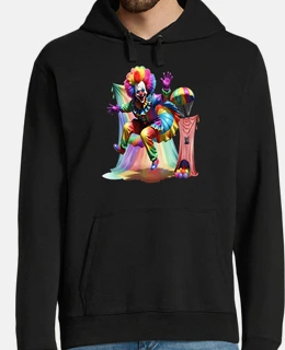 costume da clown spaventoso malvagio ar