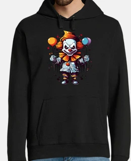 costume da clown spaventoso malvagio ar