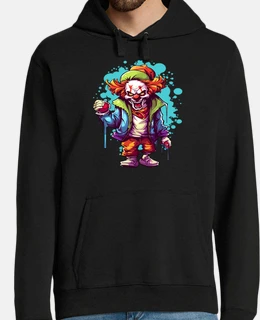 costume da clown spaventoso malvagio ar