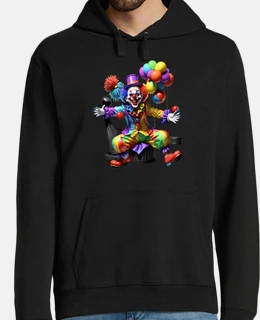 costume da clown spaventoso malvagio ar