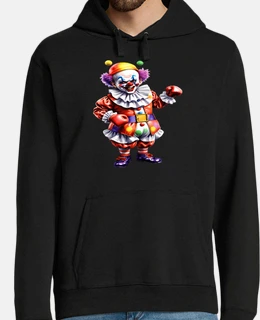 costume da clown spaventoso malvagio ar