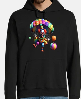 costume da clown spaventoso malvagio ar