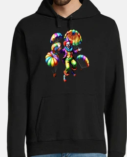costume da clown spaventoso malvagio ar