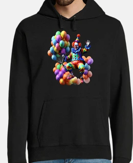 costume da clown spaventoso malvagio ar
