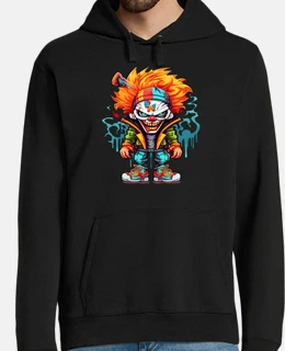 costume da clown spaventoso malvagio ar