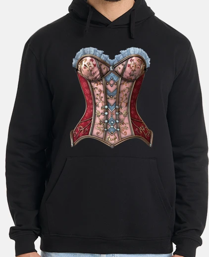 Felpa costumi del medioevo con corsetto bustier