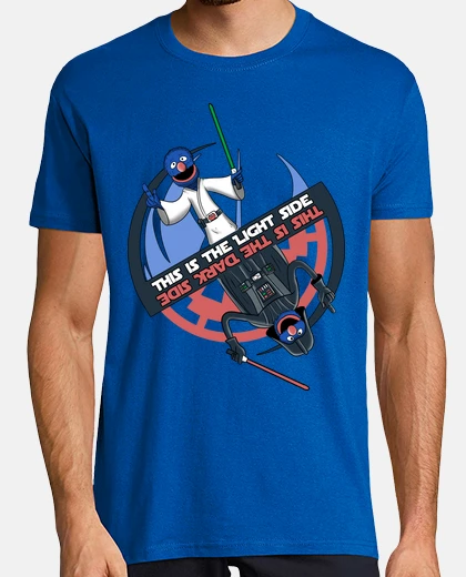 Tee-shirt côté de la lumière - côté sombre