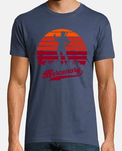 Tee-shirt coucher du soleil mercenaire