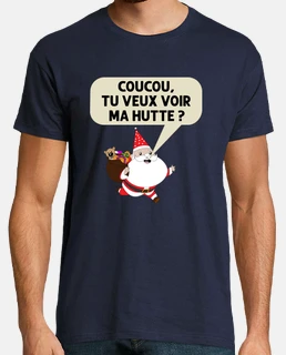 Coucou père noel cadeau drole noel