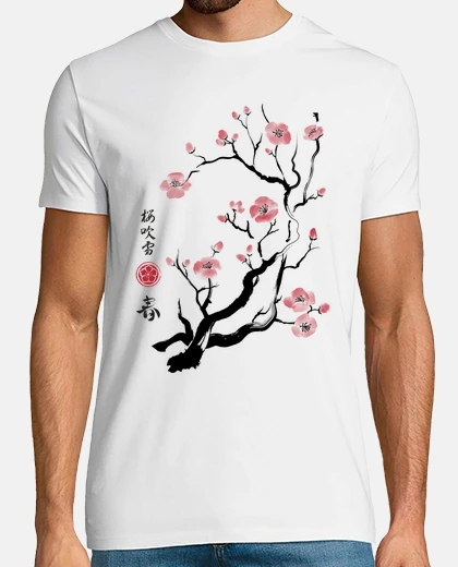 Tee-shirt couleurs de printemps au japon