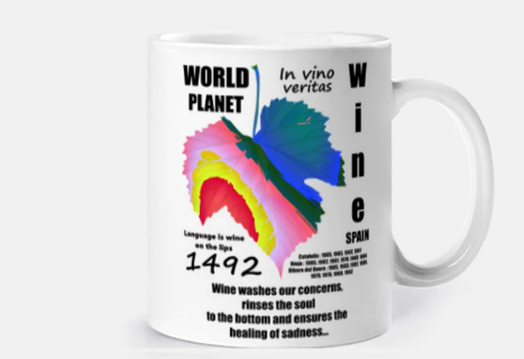 Mug couleurs du vin d39espagne