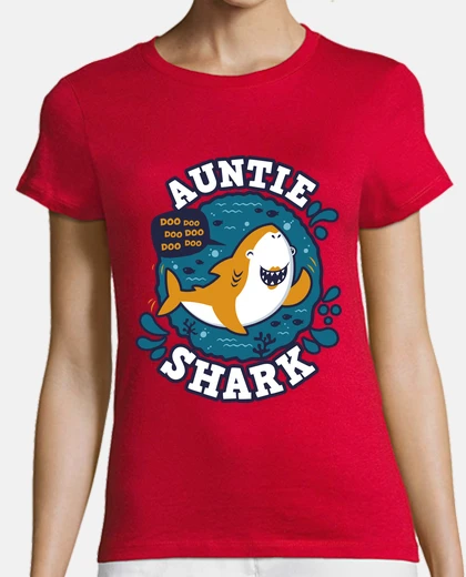Tee-shirt coup de requin tante