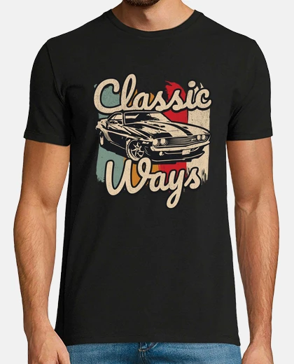 T-shirt coupé classica auto retrò auto d39epoca