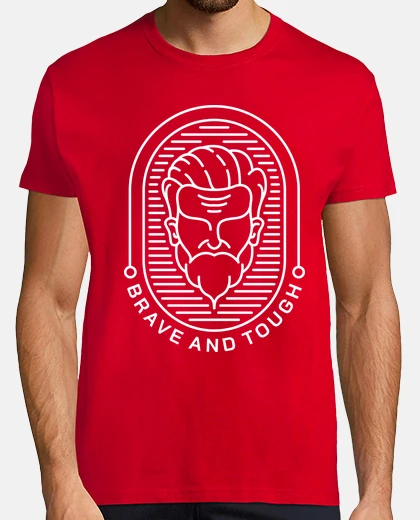 Tee-shirt courageux et dur 2