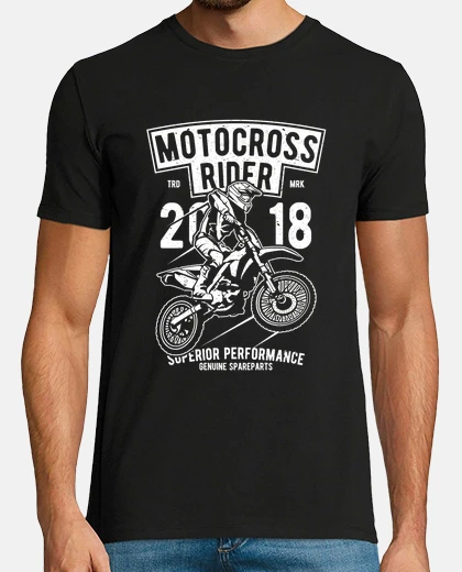 Tee-shirt coureur motocross