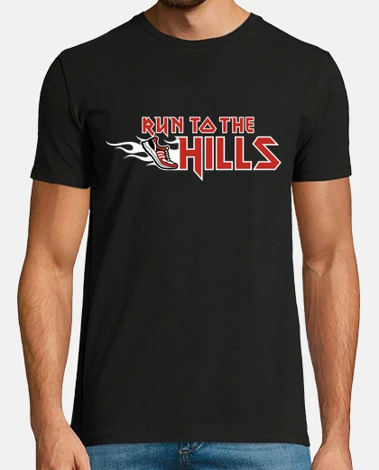 Tee-shirt courir dans les collines