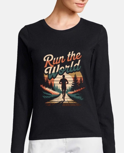 Tee-shirt courir le monde course de motivation