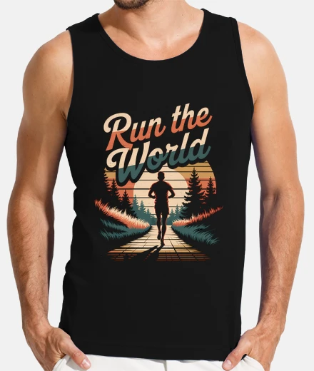 Tee-shirt courir le monde course de motivation