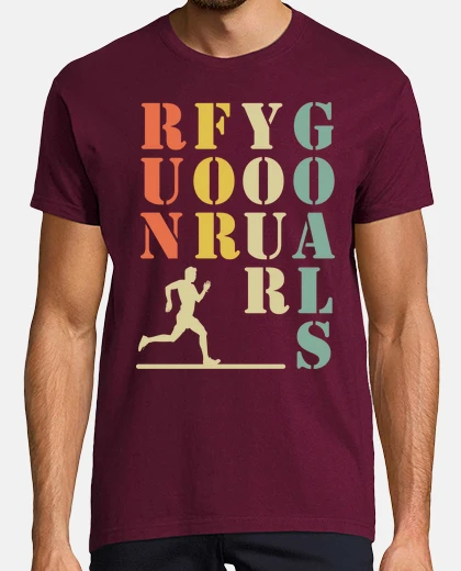 Tee-shirt courir pour tes objectifs l39homme qui 