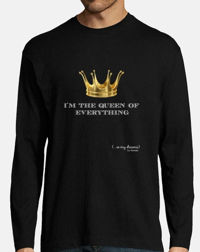 Tee-shirt couronne de la reine ( lettres blanches