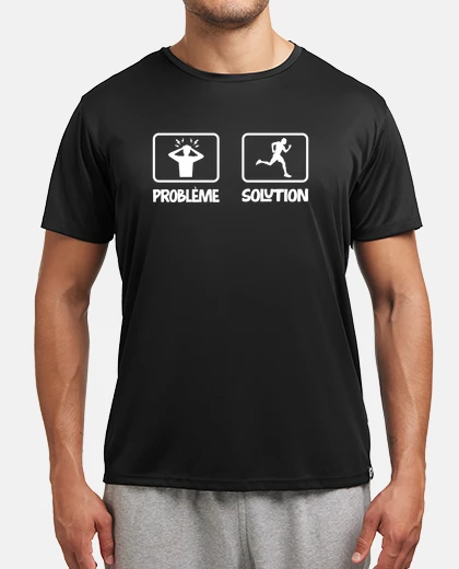 Tee-shirt Course à a pied footing running humour