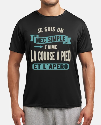 Tee-shirt Course à pied et apéro