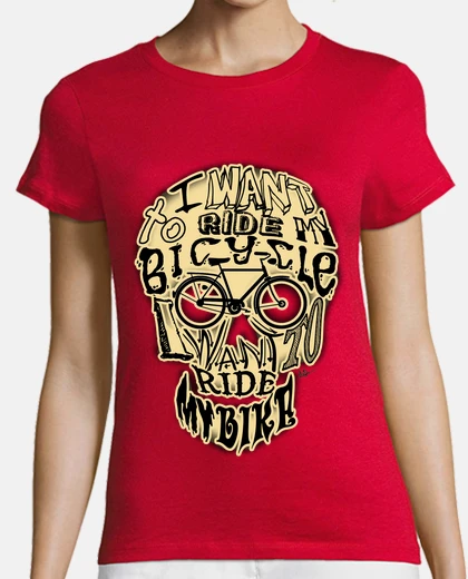 Tee-shirt course cycliste  tête de mort  !!!