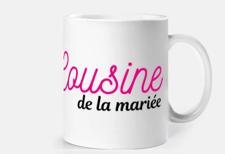 Mug cousine de la mariée