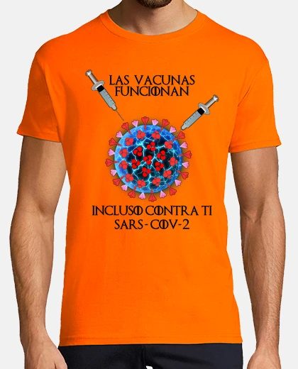 T-shirt covid che esplode sfondo chiaro spagnolo hmc