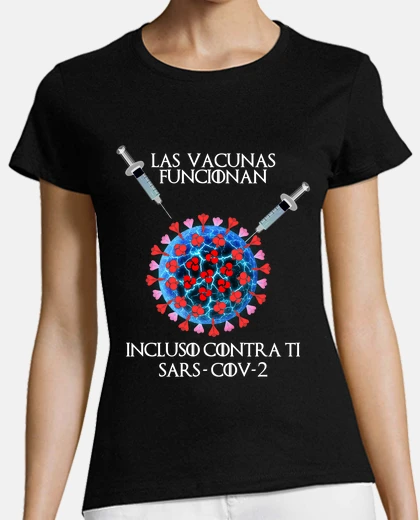 Tee-shirt covid qui explose espagnol fond sombre mmc