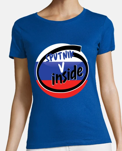 Tee-shirt COVID vaccin Sputnik V inside T-shirt femme