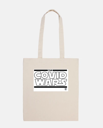 Bag covid wars bag, fabric, natural color