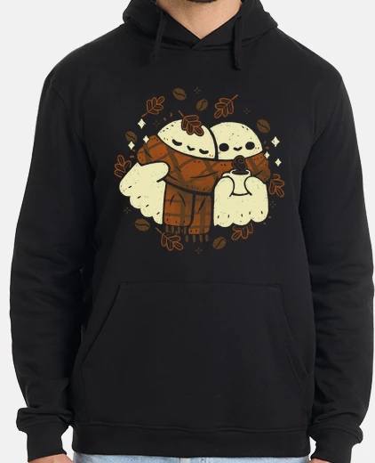 Sudadera cozy coffee ghosts