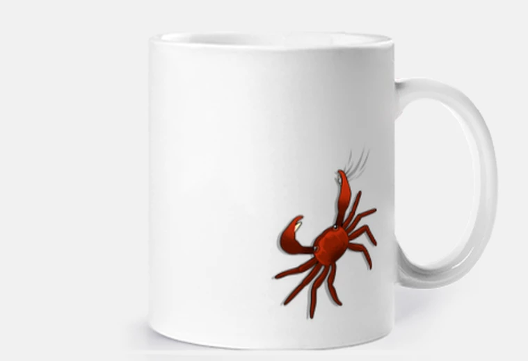 Mug crabe drôle