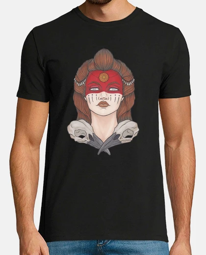 Tee-shirt cr&acirc;nes de guerriers corbeau