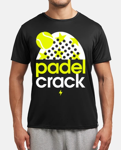 T-shirt crack paddle tennis