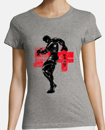 Tee-shirt cramoisi baki le grappler