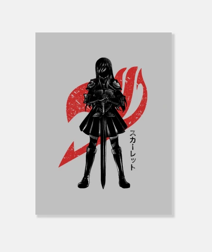 Tableau cramoisi erza