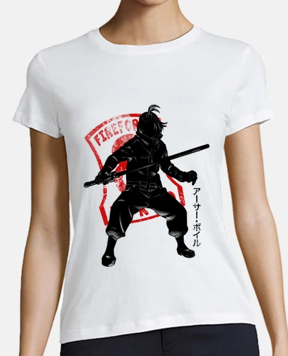 Tee-shirt cramoisi shinra k usa kabe