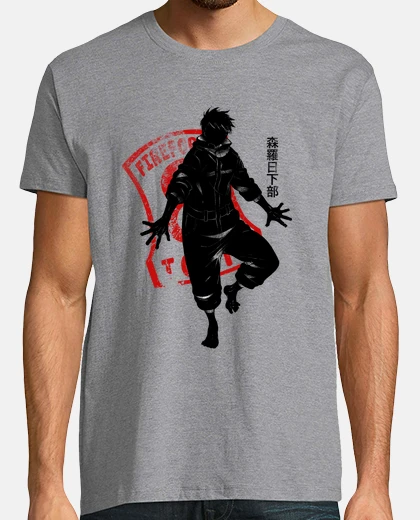 Tee-shirt cramoisi shinra k usa kabe