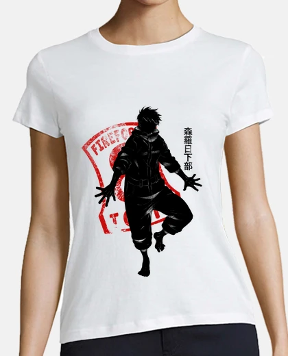 Tee-shirt cramoisi shinra k usa kabe