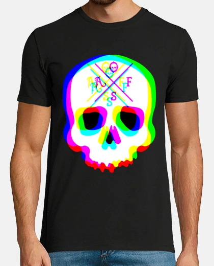 Tee-shirt crâne 3d af hommage