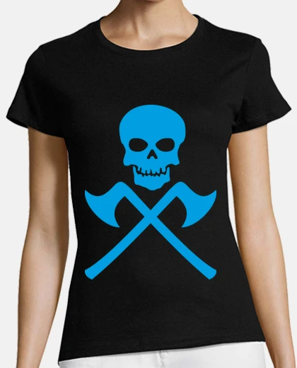 Tee-shirt crâne avec haches croisées